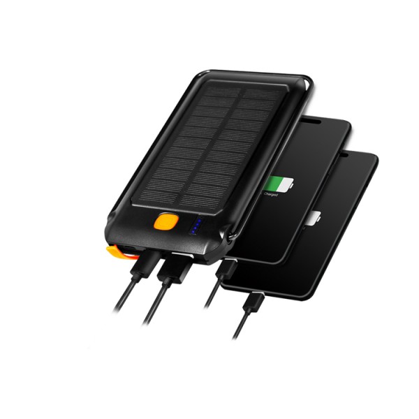 დამტენი Logilink PA0273 Solar power bank 10000 mAh with Flashlight QC